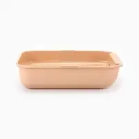 Туалет для кошек &laquo;Марсель&raquo;, 50&times;34.5&times;12 с, глубокий, с сеткой, полипропилен, бежевый