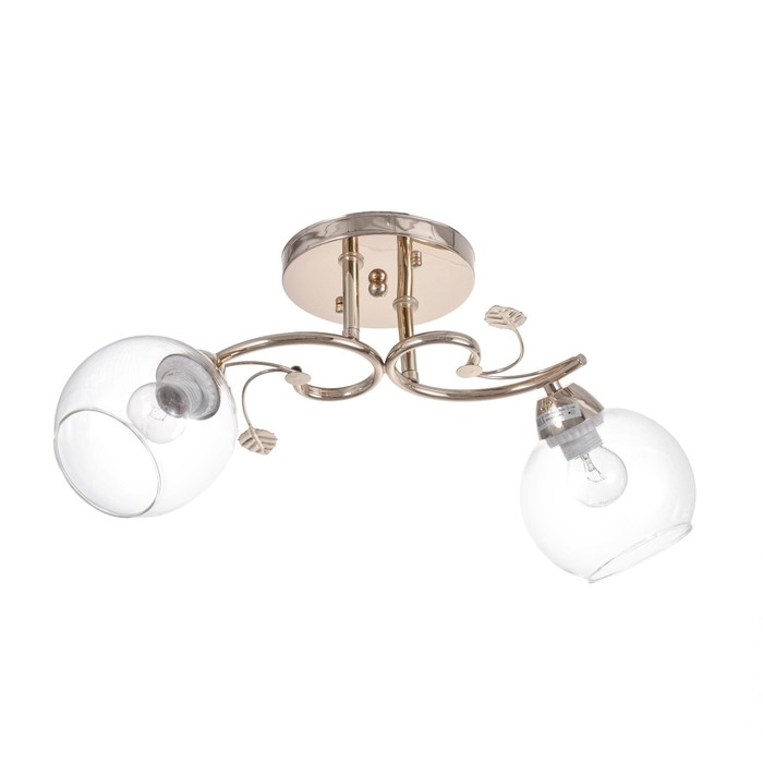 Люстра Люстра "Алеста" 2х60Вт Е27 Золото 46х15х23см