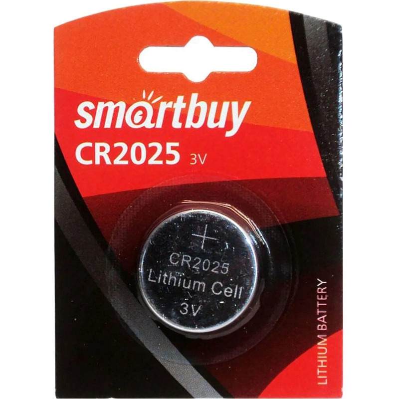 Батарейка Smartbuy CR2025 1шт/бл (SBBL-2025-1B)