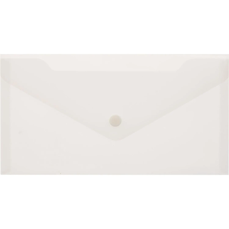 Папка-конверт на кнопке С6 224x119мм, 180мкм, Attache ассорти, 10шт.уп