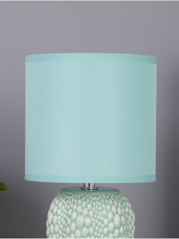 Лампа настольная Лампа настольная "Иссин" 1х40Вт Е14 бирюзовый 15х15х30см