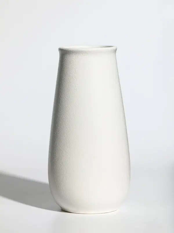 Ваза керамика настольная Ваза керамика настольная "Шерон" классика, 19,5х9,5х7 см, белый