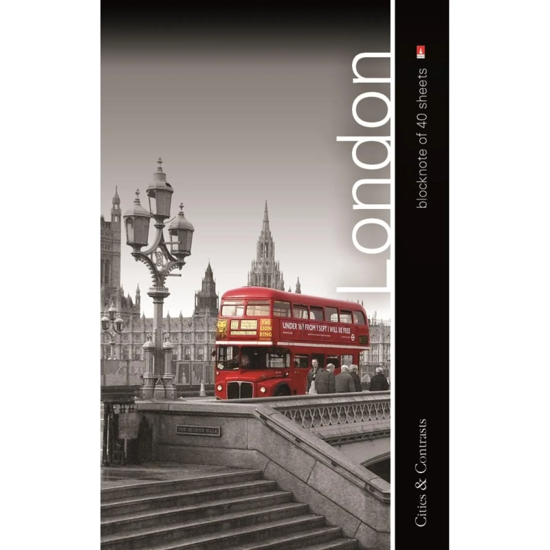 Блокнот ГОРОДА А5 40л на гребне в ассорт 3-40-463 Д