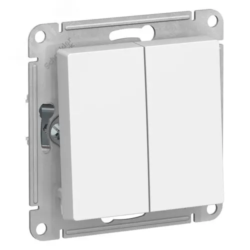 ATLASDESIGN 2-клавишный ПЕРЕКЛЮЧАТЕЛЬ, сх.6/2, 10АХ, механизм, ЛОТОС