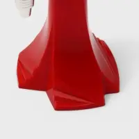 Башня пивная &laquo;Шар&raquo;, колба 3 л, ёмкость для льда, подсветка, пластик, красная