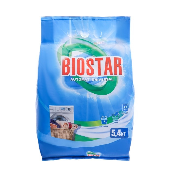 Стиральный порошок  Стиральный порошок "Biostar" автомат, 5,4 кг