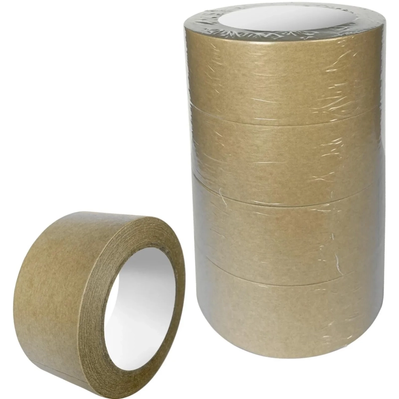 Клейкая лента упаковочная крафт 48ммx50м (4 шт/уп)