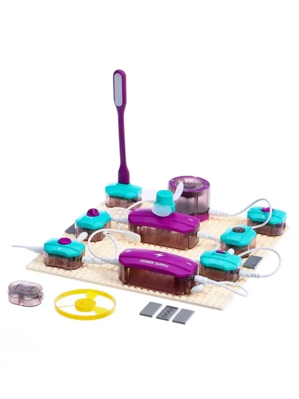 Электронный конструктор, 25 деталей, 48 схем