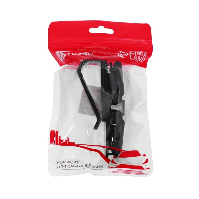 Держатель для очков TORSO, зажим, черный Держатель для очков TORSO, зажим, черный