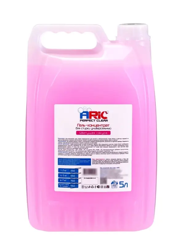 Гель для стирки ARIC цветущая сакура, 5 л (канистра)