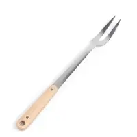 Вилка для мяса 37 см, 7&times;3.5 см, с деревянной ручкой