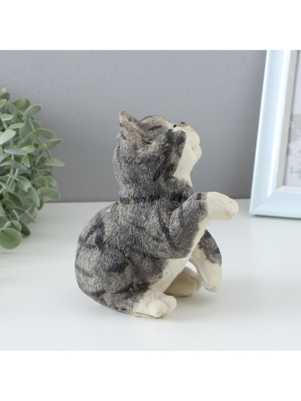 Копилка "Хитрый котик" 14х10х16см