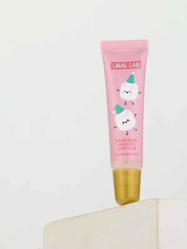 Бальзам-масло для губ, аромат маршмеллоу, 10 г, URAL LAB Бальзам-масло для губ, аромат маршмеллоу, 10 г, URAL LAB