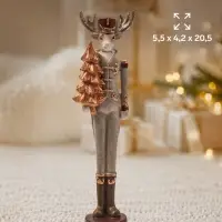 Фигурка &laquo;Олень с ёлочкой&raquo;, 5.5&times;4.2&times;20.5 см