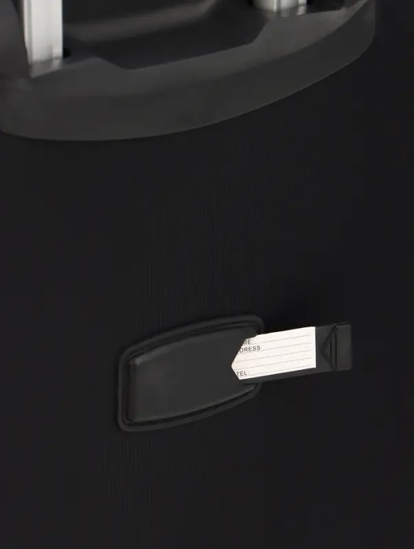 Чемодан на колёсах TEXTURA, кодовый замок, текстильный, с увеличением, 47&times;30&times;78 см, 28", чёрный