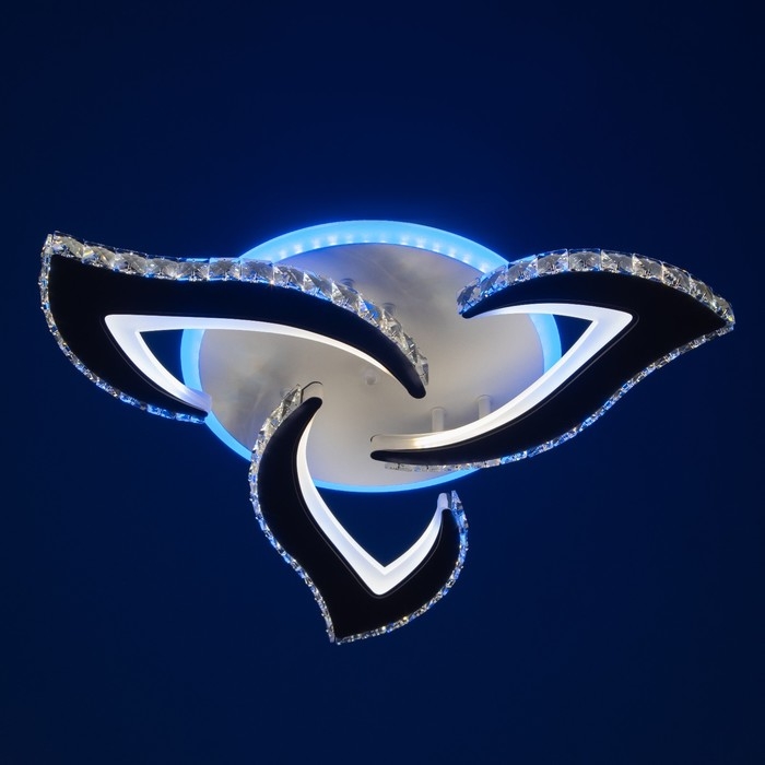 Люстра с ПДУ Люстра с ПДУ "Блейд" 3хLED 78Вт 3000-6000К RGB белый 57х57х10см