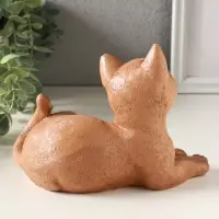 Фигурка гипс &laquo;Кошка лежит&raquo;, 13&times;17&times;12 см, рыжий