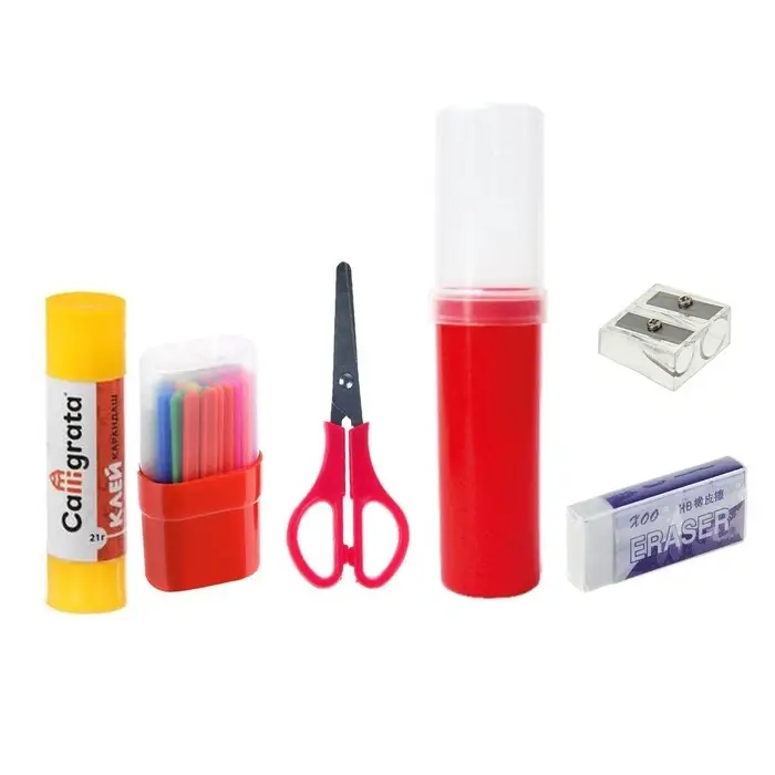 Набор первоклассника, 42 предмета, Calligrata &laquo;Дети&raquo;, в картонной коробке