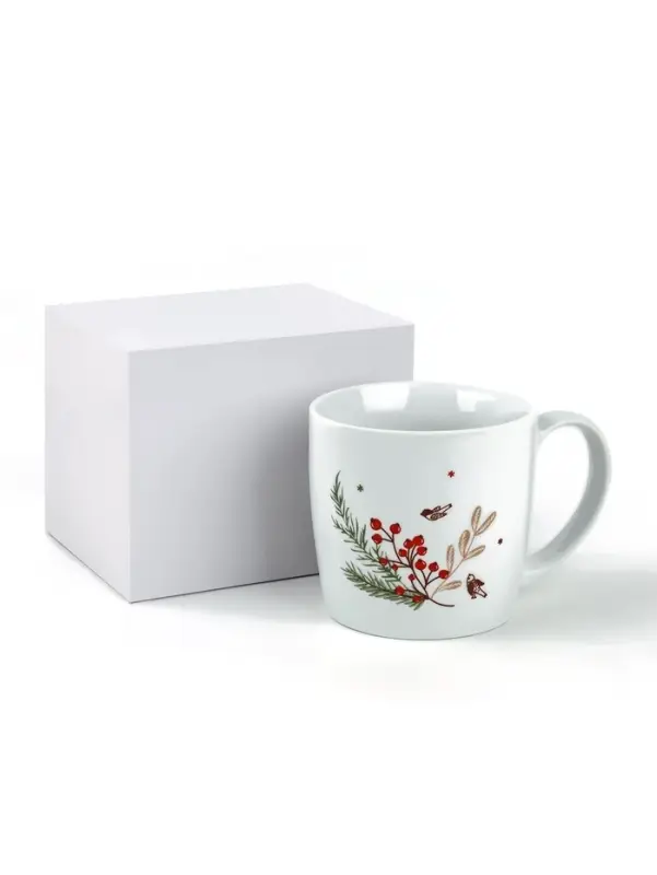 Кружка новогодняя керамическая &laquo;Новогодние истории&raquo;, 350 мл