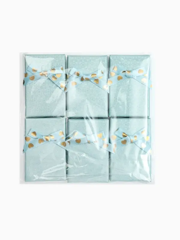 Набор подарочных коробочек 6 шт. под набор &laquo;Влюбленность&raquo;, 5&times;8, цвет голубой (4451040)