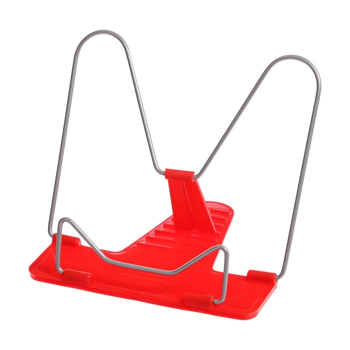 Подставка для книг Calligrata Подставка для книг Calligrata "ПРЕСТИЖ", с пластмассовым упором, европодвес, красная