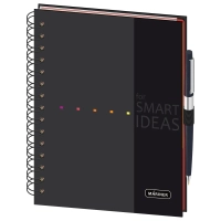 Бизнес-тетрадь Wisdom 8,А5,120л,148х205,3 разд,рез под руч,клет,рад1,0008