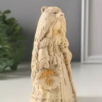 Фигурка гипс &laquo;Берегиня Шаманка медведица&raquo;, 13.5&times;6 см, слоновая кость