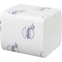Бумага туалетная листовая д/дисп KK Kleenex 2сл белая 200л 36 пач/уп_8408