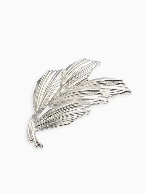 Брошь  Брошь "Колоски", цвет серебро