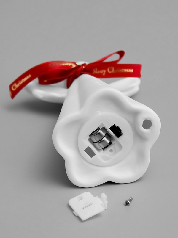 Светодиодная фигура Светодиодная фигура "Ангелок" 8.2х6.2х12.8 см, 1 LED, LR44x3(в компл.), свечение тёплое белое