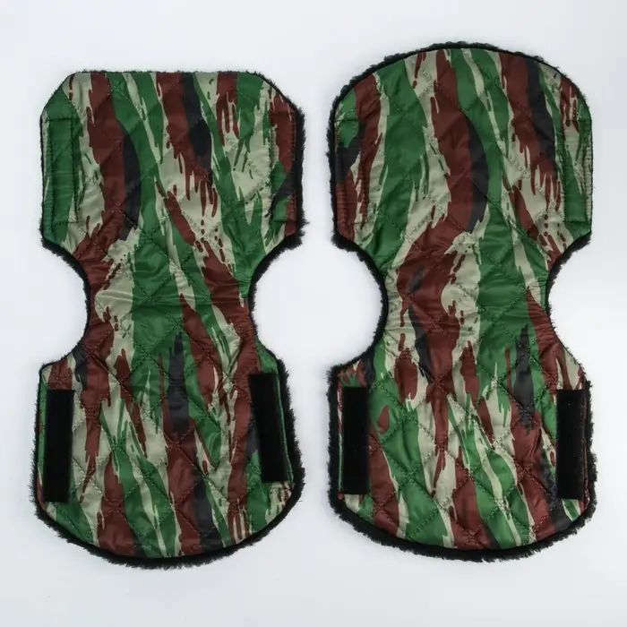 Варежки-муфты на ручку коляски, 2 шт., стеганные, камуфляж