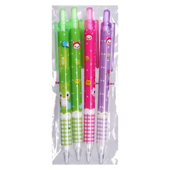 Карандаш автоматический, толщина грифеля 0.5 мм, пластиковый тонированный корпус, МИКС