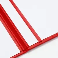 Папка адресная бумвинил А4 (пухлая) "Выпускнику" красная