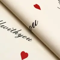 Пленка для цветов матовая, "Цветы с каймой", 58х58см, молочный