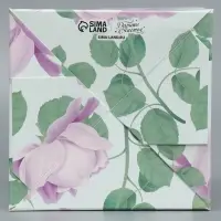 Коробка подарочная для цветов с PVC крышкой, упаковка, &laquo;Учителю&raquo;, 12 х 12 х 12 см