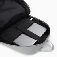 Рюкзак школьный, 1 отделение, 5 карманов, 28&times;9.5&times;42 см, серый