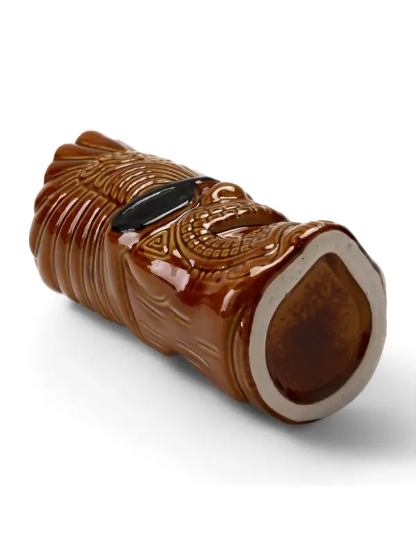 Стакан для коктейлей &laquo;Тики&raquo;, 550 мл, в очках, керамика, коричневый