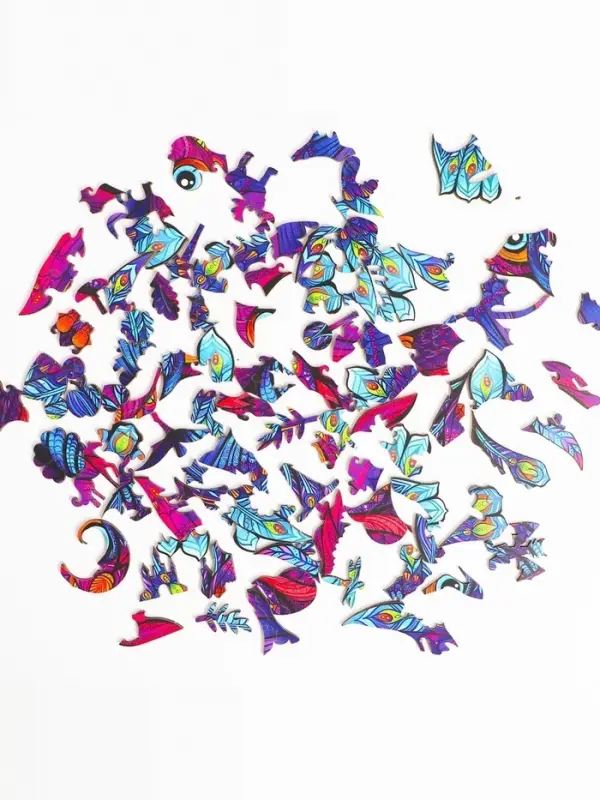 Пазл деревянный фигурный Puzzle &laquo;Сказочная сова&raquo;, 87 элементов