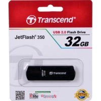 Флеш-память Transcend JetFlash 350, 32Gb, USB 2.0, чер, TS32GJF350