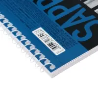 Альбом для рисования BLUEsupercar А4, 32 листа, на гребне, плотность листов 100 г/м&sup2;, обложка из мелованного картона, МИКС