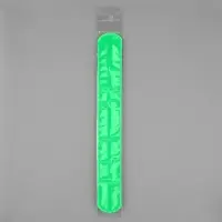 Светоотражающий слэп-браслет, самофиксирующийся, 22 × 3 см, цвет МИКС