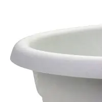 Горшок для цветов с поддоном &laquo;Борнео&raquo;, 25.8 л, пластиковый, цвет мраморный