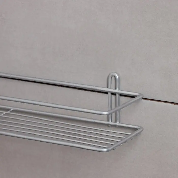 Полка прямоугольная, 1 ярус, Classic, 40×10×7 см, цвет хром Полка прямоугольная, 1 ярус, Classic, 40×10×7 см, цвет хром