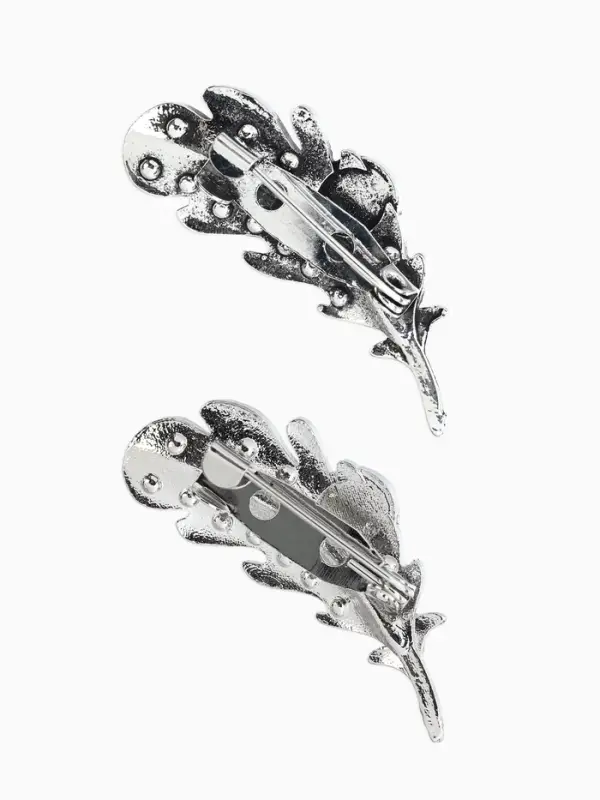 Брошь-оберег &laquo;Пёрышко с глазиком&raquo;, синий, МИКС