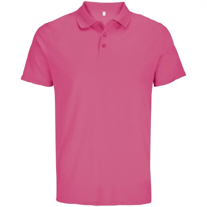 Рубашка поло унисекс Pitcher, розовая (ribbon pink), размер XS Рубашка поло унисекс Pitcher, розовая (ribbon pink), размер XS