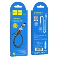 Кабель Hoco X52, Type-C - USB, магнитный, 3 А, 1 м, чёрный