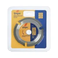 Диск пильный для УШМ ТУНДРА, для быстрой и плавной обработки дерева, 125&times;22 мм, 3 зуба