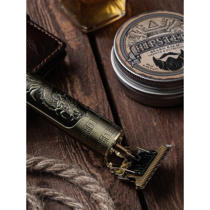 Машинка для стрижки Windigo LTRI-27, портативная, 2500 мАч, 1,5/2/3/4 мм, АКБ,  Машинка для стрижки Windigo LTRI-27, портативная, 2500 мАч, 1,5/2/3/4 мм, АКБ, "Дракон"