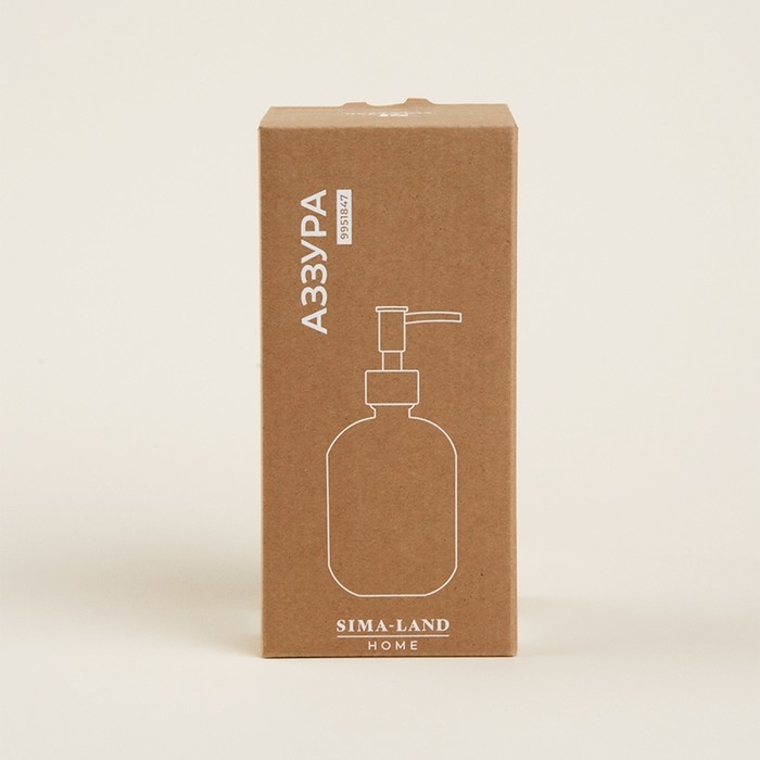 Дозатор для мыла SL Home, стекло, 8×8×18 см Дозатор для мыла SL Home, стекло, 8×8×18 см