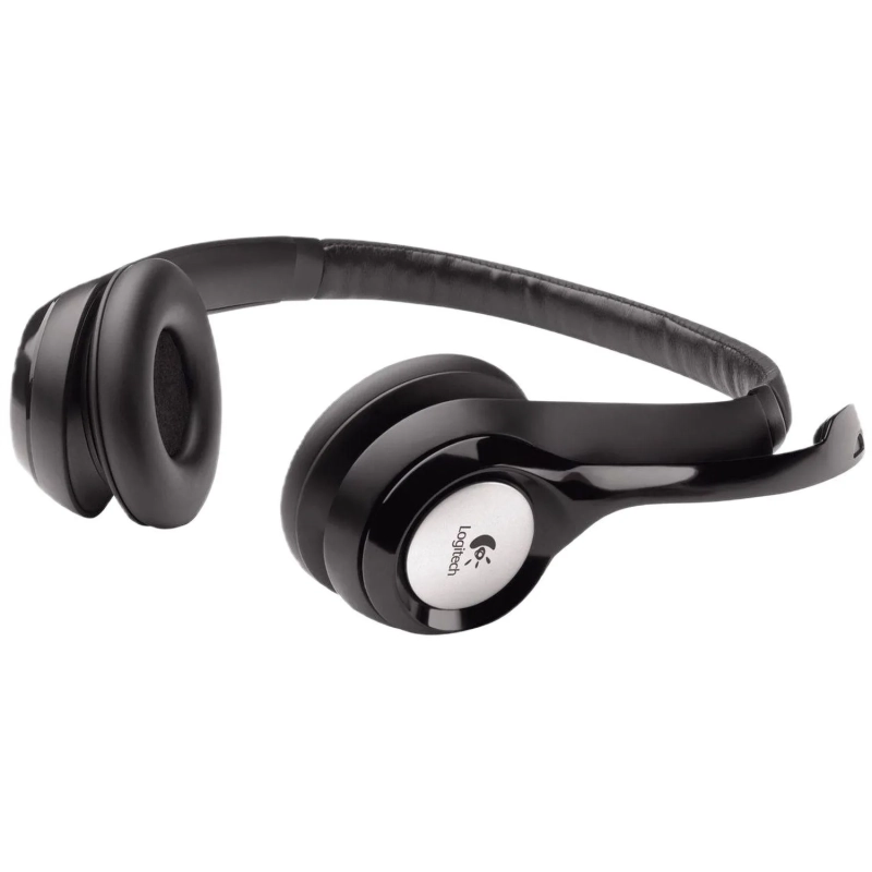 Гарнитура Logitech проводная H390, Black [981-000803